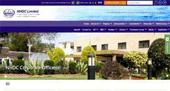 Desktop Screenshot of nhdcindia.com